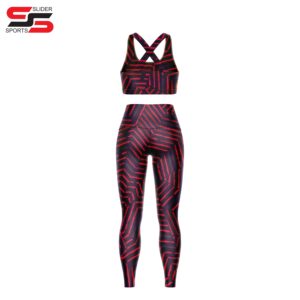 Free Samples of Active Wear <b>Yoga</b> Gym Tights 2-Piece Set Breathable Elastic Waist Plus Size - Product Image 3