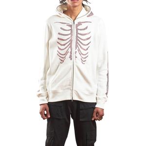 Sweats à capuche pour hommes sur mesure avec strass, en coton mélangé, fabriqués en usine, en polaire d'hiver uni, sweats à capuche de rue - Product Image 3