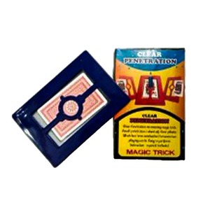 Truco de Magia: Lápiz a Través del Cristal, Ilusión de Penetración en Vidrio Sólido para Realizar Magia Visual con Cartas, Marco e Instrucciones - Product Image 1