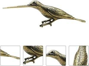 Bronze Bird Tabletop Metal Art Handcrafted <b>Promotional</b> <b>Fridge</b> <b>Magnets</b> for Home Decor Living Room Office Cabinets Bedroom - Product Image 4