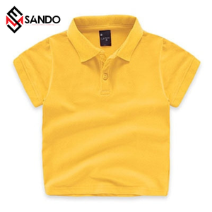 Polo con diseño personalizado para niños, Camiseta estampada de alta calidad, venta al por mayor, para verano - Product Image 3