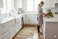 Tapis en coton noir et blanc moderne, tissé à la main, en peluche florale, réversible, lavable en machine, pour la maison, les pique-niques et les voyages, vente en gros