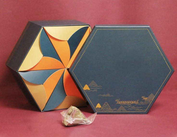 Cajas de pizza hexagonales