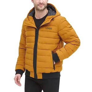 Chaqueta de Plumón Personalizada con Servicio OEM, Cortavientos, con Cremallera, para Hombre, Corte Regular, Gruesa, Suave, de Alta Calidad, Transpirable, Nueva Llegada - Product Image 3