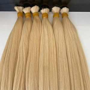 Cabello vietnamita a granel de grado superior, cabello humano virgen, liso, recto, textura brillante, extremos gruesos, Exportación a Europa - Product Image 2