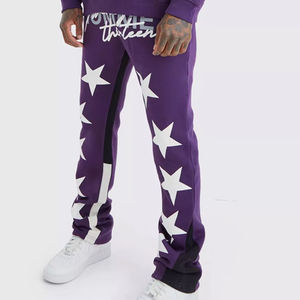 Ensemble de jogging décontracté respirant et confortable pour homme, grande taille, deux pièces, couleur unie, 100 % coton, séchage rapide, écologique - Product Image 5