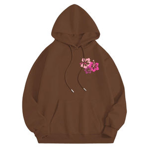 Sudadera con capucha bordada de algodón personalizada al por mayor para la venta ropa de calle Sudadera con capucha bordada de peso pesado Logotipo de impresión para hombres - Product Image 2