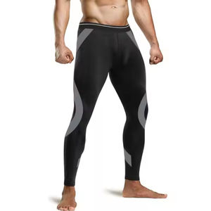 Custom Compression <b>Pants</b> Male Tights Leggings Running Gym Sport Fitness Jogging Workout <b>White</b> Black Leggings for Boys - Product Image 1