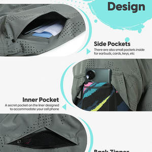 Shorts de sport pour homme, style streetwear, respirants, séchage rapide, vente chaude, grande taille, vêtements de sport de rue - Product Image 2