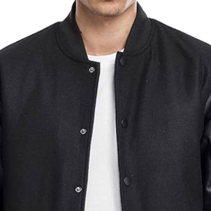 Blouson d'aviateur de conception de qualité personnalisée pour hommes manches en cuir broderie en chenille Baseball Letterman veste d'hiver pour hommes - Product Image 5