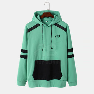 เสื้อฮู้ดดี้ผู้ชายดีไซน์ใหม่ ผ้าฝ้าย 100% สไตล์ลำลอง ลายเรียบ ระบายอากาศได้ดี แห้งเร็ว MOQ ต่ำ ราคาขายส่ง สำหรับฤดูหนาว - Product Image 1