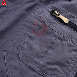 กางเกงขาสั้นคาร์โก้ผู้ชายแบบสวมใส่สบาย ระบายอากาศได้ดี ขนาดใหญ่พิเศษ พร้อมปักโลโก้ตามสั่ง ขายส่ง - ผ้าฝ้ายคุณภาพสูง แห้งเร็ว แฟชั่นทันสมัย - Product Image 6