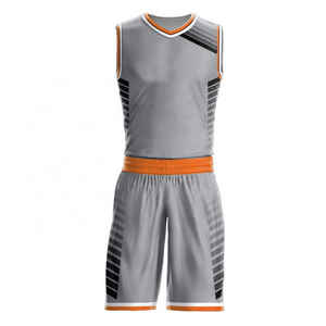 Uniforme de baloncesto con logotipo personalizado 100%, impresión por sublimación, transpirable, talla grande, estilo de conjunto - Product Image 4