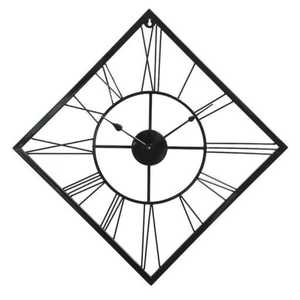 Horloge murale en métal exquise fabriquée à la main pour la décoration de la maison Fusion artistique avec motif numérique emballé dans une boîte - Product Image 1
