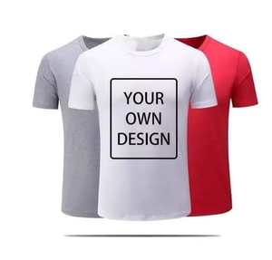 Camisetas de Algodón para Hombre, Corte Regular, con Logotipo Personalizado, Tejido Jersey de Secado Rápido, Ecológico y Transpirable, de Alta Calidad, al por Mayor - Product Image 2