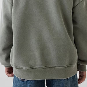 Sweat-shirt pour garçons surdimensionné et décontracté avec logo personnalisable, pour les acheteurs en gros, prix de gros, manches longues, 2026 - Product Image 6
