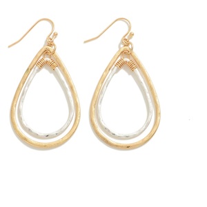 Pendientes de Diseño Nuevo Hechos a Mano en Dos Tonos de Metal, Compre Pendientes de Latón y Plata con Diseño Floral Pastel, Joyería para Mujer - Product Image 2