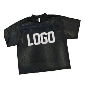 Camiseta cuadrada de malla personalizada de secado rápido de ajuste holgado Camiseta de malla cuadrada personalizada Camiseta de malla cuadrada con logotipo personalizado - Product Image 6