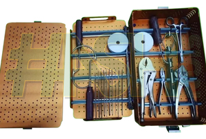 Ensemble d'instruments K-Wire avec boîte en aluminium, instruments Kirshner et K-Wire en acier et métal, ensemble d'implants K-Wire et de fils Kirshner - Product Image 3