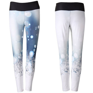 กางเกงเลกกิ้งแฟชั่นเอวสูงแบบซับลิเมชันสำหรับผู้หญิงระบายอากาศได้ปรับแต่งโลโก้ได้วัสดุที่ดีที่สุดฉลากส่วนตัว - Product Image 3