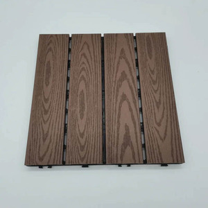 UV-Resistant Co-Extrusion WPC <b>Deck</b> Tiles 300x300mm Anti-Fading Outdoor Interlocking Patio Flooring - Product Image 5
