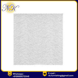 Rideaux de fenêtre plissés en pur coton les plus vendus pour la décoration d'hôtel et d'hôpital Design de luxe avec technique tricotée pour l'été - Product Image 5