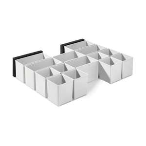 Festool 17-Piece Plastic Container Set 60x60/120x71 3xFT <b>Tool</b> Cases - Product Image 1