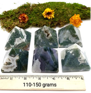 Meilleure Qualité Naturel Mousse Agate Guérison Cristal Gemme Agate Pyramides Acheter De Alif cristal et agate - Product Image 6