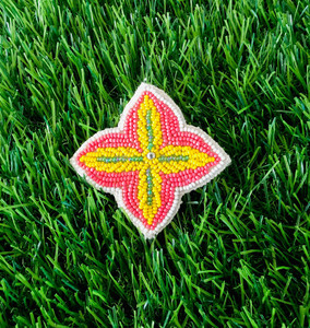 Travail perlé à la main coloré belles formes d'étoiles filles jean appliques patchs artisanat de qualité supérieure et patchs de conception - Product Image 2