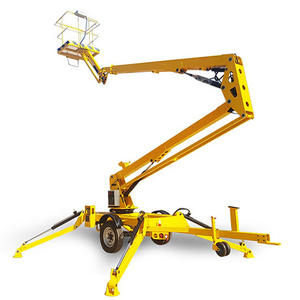 Plataforma Elevadora Articulada Electrohidráulica Montada en Remolque, Elevador Móvil para Personal, Precio - Product Image 1