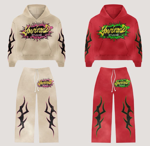 เสื้อฮู้ดดี้ผ้าฟลีซคอตตอน 100% คุณภาพสูง ขายส่งปี 2025 สำหรับผู้ชาย ชุดกางเกง สตรีทแวร์สั่งทำ พิมพ์ลายสกรีน เสื้อฮู้ดดี้ผู้ชาย - Product Image 4