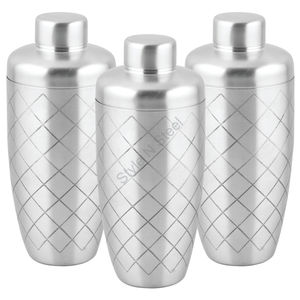 Premium 500ml & 700ml Rambo <b>Cocktail</b> Shaker Metal Construction - Product Image 3