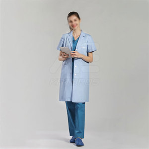 เสื้อโค้ทสำหรับห้องปฏิบัติการเสื้อโค้ทสครับขนาดและสีที่กำหนดเองได้สำหรับใช้กลางแจ้งสินค้าออกใหม่ - Product Image 4