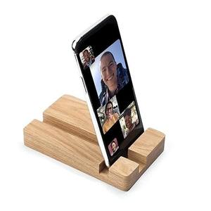 Support de téléphone portable en bois d'acacia, artisanat indien, vente en gros d'usine, support de bureau en bois, très bonne qualité, meilleur produit - Product Image 6