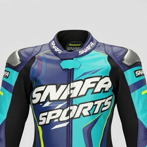 Nouvelle arrivée Veste en cuir de moto Course Coupe-vent Veste de moto sur mesure - Product Image 3