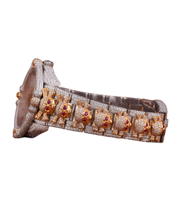 Reloj de Pulsera de Acero Inoxidable para Hombre con Números Romanos de Diseño, Reloj de Alta Calidad con Esfera de Dos Tonos y Visualización de Fecha - Product Image 2