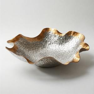 Golden Nest Grand Serve Bowl Décoration Dates Bols de fruits secs au chocolat pour améliorer la salle à manger - Product Image 6