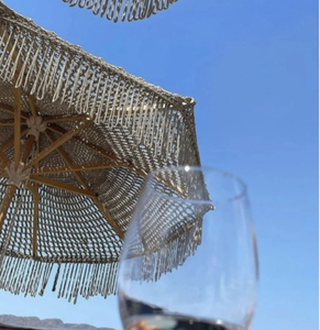 PARAPLUIE DE LUXE EN CROCHET PATIO EN COTON MACRAME - Product Image 2