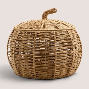 Woven <b>seagrass</b> pumpkin shaped <b>basket</b> baby toys clothes <b>storage</b> container low cost sea grass <b>baskets</b> - Product Image 3