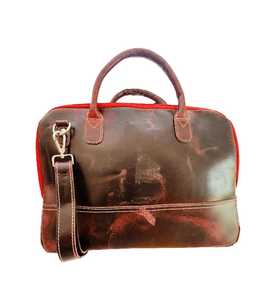 World Crafted Impex Handmade 100% Pure Buffalo Leather MacBook Bag Bolsa de computadora portátil impermeable de calidad premium para regalos - Product Image 3