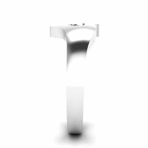 Anillo de Claddagh moderno de simuladores de Plata de Ley 925 con diamantes redondos para mujer, moda de lujo al precio más bajo - Product Image 2