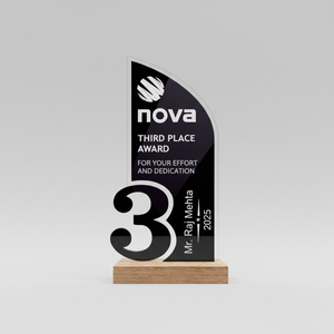 Trofeo de Acrílico Grabado, Pulido, Elegante y Duradero de Alta Calidad para Premios Académicos, Corporativos, Reconocimiento a Estudiantes y Empleados, al por Mayor - Product Image 6