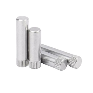 304 A2 Stainless Steel Knurled Cylindrical <b>Pin</b> Shaft Toy Linkage Lock <b>Hinge</b> <b>Pin</b> M2 M2.5 M3 M4 M5 M6 - Product Image 1
