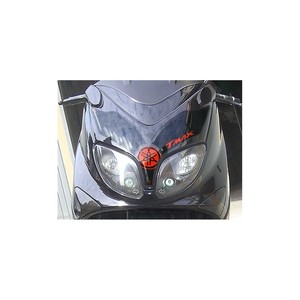 Adesivi 3D in Resina Carbonio per Moto, Copertura Carena e Parte Anteriore per Yamaha TMAX 500 (2001-2007) - Product Image 1