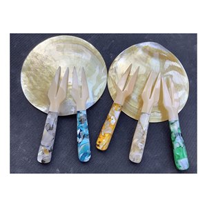 Cuillères à caviar en nacre de luxe personnalisables de qualité supérieure | Élégance artisanale pour les repas gastronomiques et les cadeaux - Product Image 3