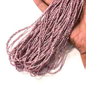 ลูกปัดเพชรชมพูธรรมชาติ AAA ขนาด 2-3.5 มม. แบบดิบ ไม่เจียระไน สีชมพูอ่อน สำหรับทำเครื่องประดับ ราคาขายส่ง - Product Image 3