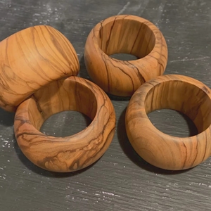 Decoración de mesa de diseño tradicional, servilletero de madera, forma cuadrada para mesa de boda, multiusos - Product Image 4