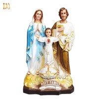 Idéal Arts Fait À La Main Religieux Résine Sainte Famille Statue Vierge Marie Jésus Décor pour Église Maison Autel Jardin Prière Cadeaux