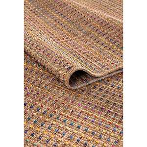 Alfombra de Área de Tejido Plano Kilim de Fibra Sintética Duradera Netline Home, Color Marrón DH005, para Dormitorio, Estudio, Habitación Infantil - Product Image 2