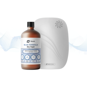 Neutralizador de Olores Estándar de Vapor Seco, Fórmula Azul: Olores de Sudor, Heces, Humo y Solventes - Botella de 1L - Listo para Usar - Product Image 1